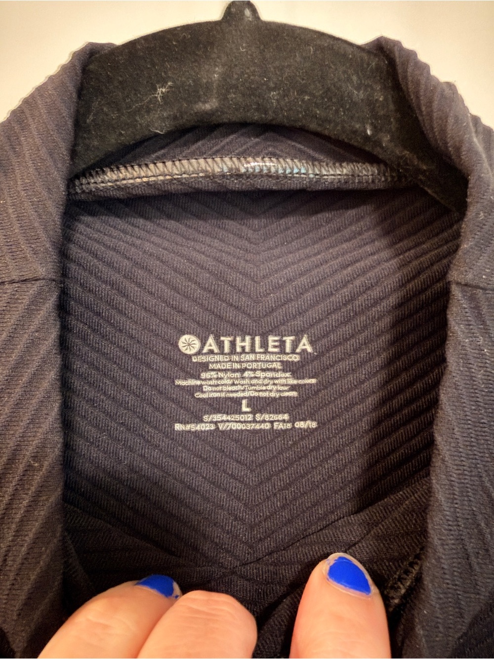 Athleta Black Sleeveless Turtleneck Tank - Picture 3 of 4